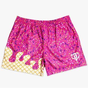 Baseball Lifestyle's Ice Cream Youth Shorts - Strawberry